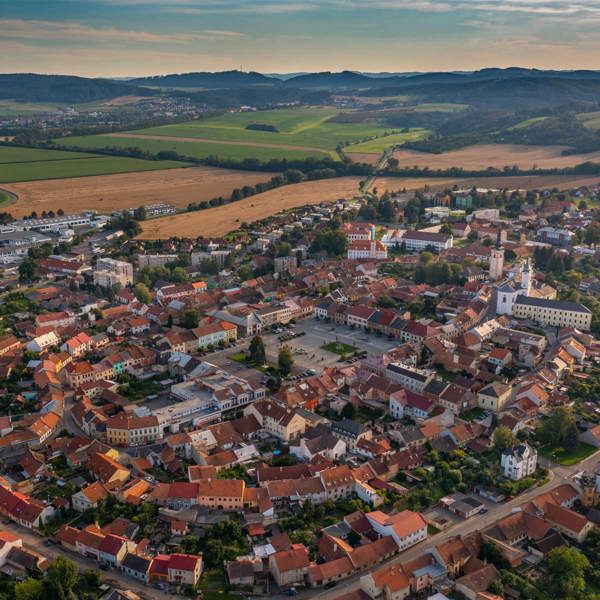 Fotografie: Letecký pohled na město Česká Třebová